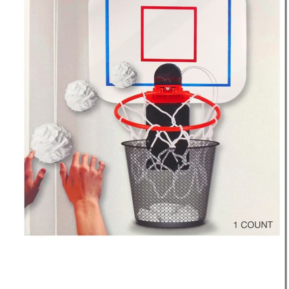 Basketball Hoop Waste Basket Trash Can Game